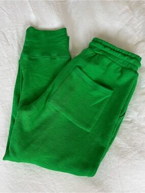 CHASER Slub French Terry Cropped Extended Cuff Jogger, Size S, Like New Cond